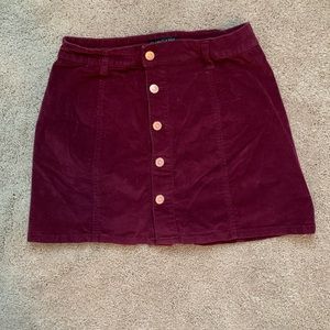 Corduroy skirt